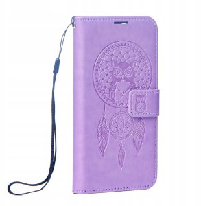 Kabura MEZZO Book do IPHONE 16e (SE 4 2025) łapacz snów fioletowy 1