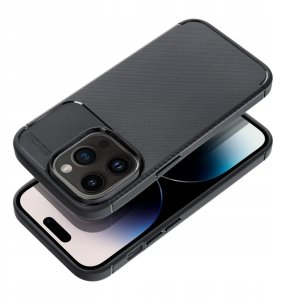 Futerał CARBON PREMIUM do IPHONE 16e (SE 4 2025) czarny 1