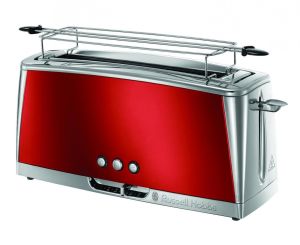 Toster Russell Hobbs Luna Solar Red Long Slot (23250-56) 1