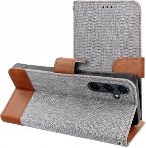 Kabura JEANS Book do XIAOMI Redmi Note 14 PRO 4G szary 2