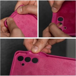Futerał SILICONE 2mm do XIAOMI REDMI NOTE 14 4G (GLOBAL - 164,84mm x 78,15mm x 8,16mm) róż 1