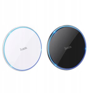 HOCO ładowarka indukcyjna z podświetleniem 2A 15W CW6 Pro biała 3