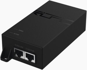 Ruijie RG-POE-50-60W-MG - 2.5 Gigabit Ethernet - 10,100,1000,2500 Mbit/s - IEEE 802.3at - IEEE 802.3bt - Schwarz - 100 m - 60 W (RG-POE-50-60W-MG) 1