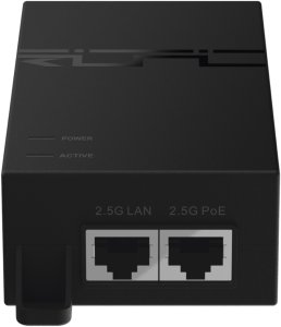 Ruijie RG-POE-50-60W-MG - 2.5 Gigabit Ethernet - 10,100,1000,2500 Mbit/s - IEEE 802.3at - IEEE 802.3bt - Schwarz - 100 m - 60 W (RG-POE-50-60W-MG) 4