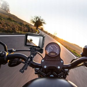 HOCO kamera sportowa z dwoma wyświetlaczami DV103 czarna 16