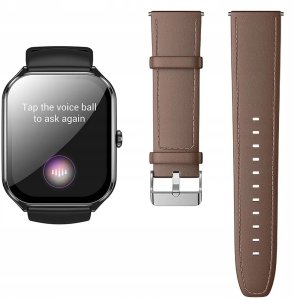 HOCO smartwatch z funkcją rozmowy AMOLED Y28 czarny 3