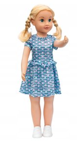 SMILY PLAY Duża lalka chodząca 70 cm księżniczka bobas piękna prezent 2