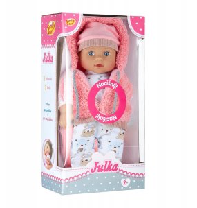 KARTON PUDEŁKO NA PREZENT DLA LALKA BOBAS 32cm 3