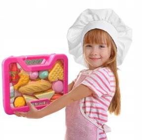 Zestaw kuchenny plastikowe jedzenie do zabawy kuchnia dla dzieci akcesoria 3