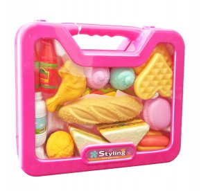 Zestaw kuchenny plastikowe jedzenie do zabawy kuchnia dla dzieci akcesoria 4