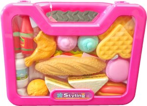 Zestaw kuchenny plastikowe jedzenie do zabawy kuchnia dla dzieci akcesoria 5