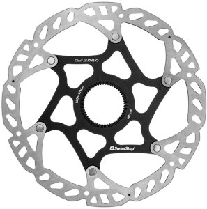 SWISSSTOP Rotor Catalyst CenterLock 180  mm Two piece design- 7075-T6 aluminum  spider and SUS410 stainless steel brake 1