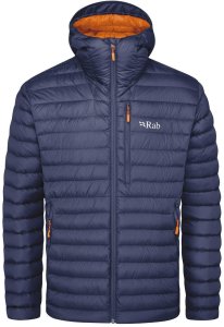 Kurtka microlight alpine-deep ink-marmalade-l RAB 1