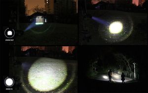 Maclean Latarka rowerowa Cree 200 lumen LED Maclean Energy + ładowarka zestaw MCE175 22