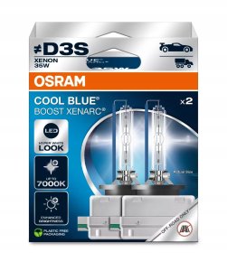 Żarówka (Zestaw 2szt.) D3S 85V 35W PK32D-5 bez homologacji drogowej Cool Blue Boost 7000K 1