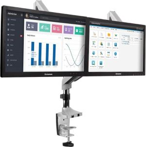 Maclean Uchwyt biurkowy na 2 monitory 13" - 32" (MC-766) 4