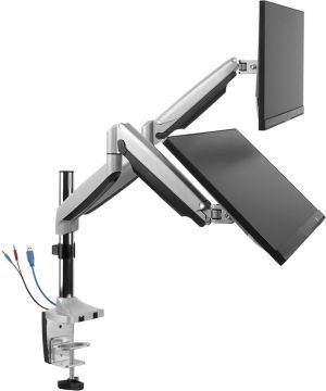 Maclean Uchwyt biurkowy na 2 monitory 13" - 32" (MC-766) 5
