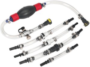 Pompka ręczna z zestawem adapterów FORD 1
