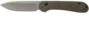 Nóż CIVIVI Button Lock Elementum Dark Green Micarta 6