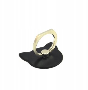 UCHWYT TELEFONU STOJAK KOT CZARNY UNIWERSALNY VEGA NA RĘKĘ RING HOLDER 6