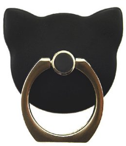 UCHWYT TELEFONU STOJAK KOT CZARNY UNIWERSALNY VEGA NA RĘKĘ RING HOLDER 7