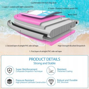 ALLPICK Zestaw Premium SUP Board nadmuchiwana deska paddleboardingu, 320 cm 2