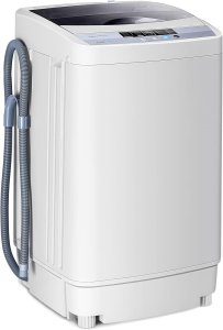 RELAX4LIFE 4,5 kg automatyczna mini pralka z pompą i wirką LED 10 programów 1