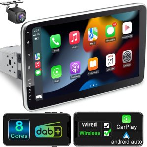 Radio samochodowe Android GPS 10,1''kamera cofania 2G+32G DAB+ 1DIN 8Core 1