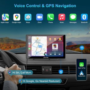 Carpuride W905 radio samochodowe ekran dotykowy przód i tył kamerą cofania 4