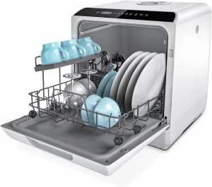 Zmywarka mini do naczyń WOLNOSTOJĄCA NABLATOWA Hermitlux DW04 5L 1