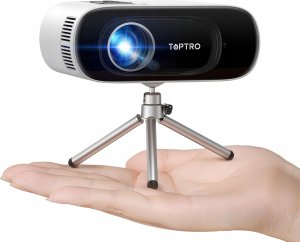 TOPTRO Mini projektor Full HD 1080 Bluetooth LED 10000 lumenów 1920 x 1080 1