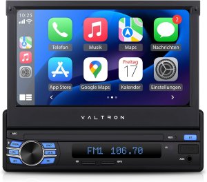 VALTRON FX-750HDS2 radio samochodowe 1-DIN CarPlay odbiornik multimedialny 1