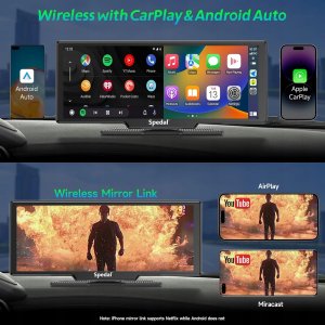 Radio samochodowe Blow Radio samochodowe kamera przednia Spedal CL860 Apple CarPlay 9,3''karta 64G 2