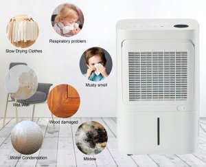 Osuszacz powietrza Greenmigo ALPHA-Q25 Pro WiFi 290W do 70 m 4,5 l nowy 3