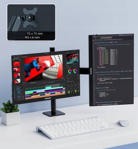 Yodoit Przenośny monitor 15,6'' FHD IPS do komputera laptopa Xbox PS 3/4/5 3