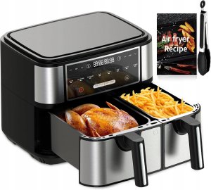 Euary Frytkownica beztłuszczowa 6L 2600W Pieczenie grillowanie smażenie 1