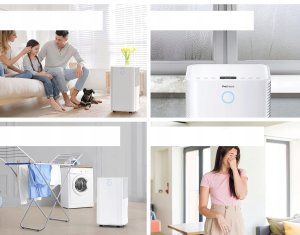 Comfee Pro Breeze Osuszacz powietrza 12 l/h do domu PB-D-24-WF elektryczny 3