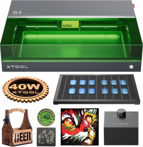 xTool S1 Maszyna do grawerowania laserowego 40W 600 mm/s obszar 498x319 mm 1