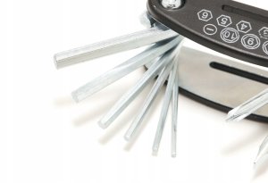 ZESTAW NAPRAWCZY ROWERU DĘTEK KÓŁ ŁATKI KLUCZ 25W1 5