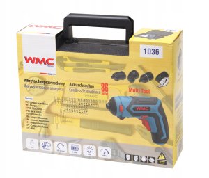 WKRĘTAK AKUMULATOROWY WKRĘTARKA 4V -36EL 2
