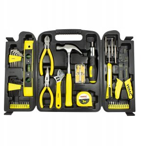 Zestaw narzędzi 130el. (klucze TORX, IMBUS, młotek, bity, ściągacz izolacji, wkrętak) w walizce 5