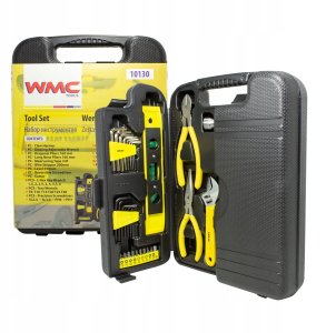 Zestaw narzędzi 130el. (klucze TORX, IMBUS, młotek, bity, ściągacz izolacji, wkrętak) w walizce 6