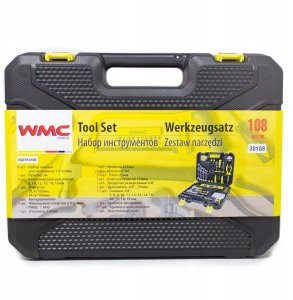 WALIZKA NARZĘDZIOWA ZESTAW NARZĘDZI 3/8 " 108 EL. 7