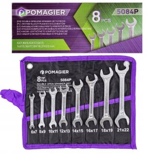 Zestaw kluczy płaskich 8el. (6-22mm) 2