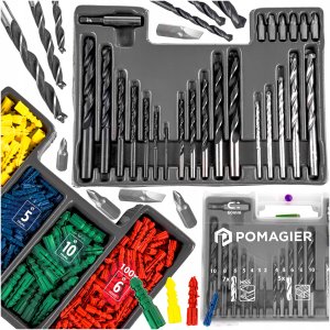 Zestaw wierteł i bitów 300el. 2