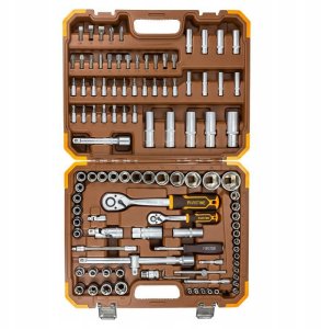 Zestaw narzędzi 1/2" i 1/4" 109el. (6-kątnych) (4-22mm) 2