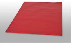 Silkepapir playcut 50x70cm rød pakke a 25 ark 1