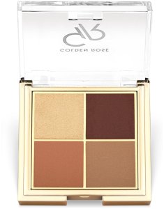 Golden Rose Quattro Eyeshadow Palette Paleta cieni do powiek poczwórna 9g (06) 1