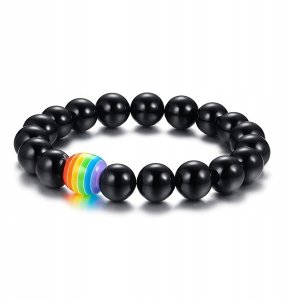 OPASKA TĘCZOWA TĘCZA LGBT BRANSOLETKA PL48 UNISEX 4
