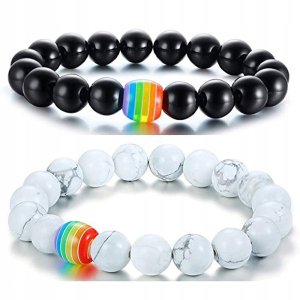 OPASKA TĘCZOWA TĘCZA LGBT BRANSOLETKA PL48 UNISEX 5